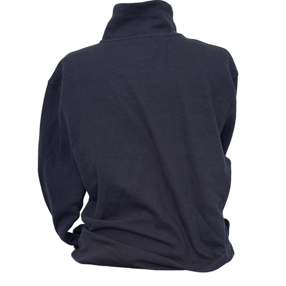 NWOT Banana Republic Navy Full Zip Sweater Men’s XL Knit Zip Cardigan - Picture 2 of 4